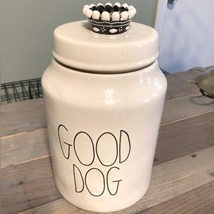 Rae Dunn by magenta large dog treat canister